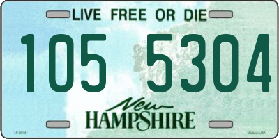 NH license plate 1055304