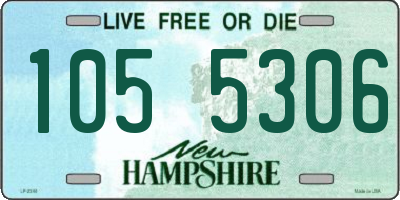 NH license plate 1055306