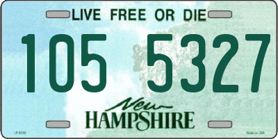 NH license plate 1055327