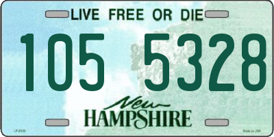 NH license plate 1055328
