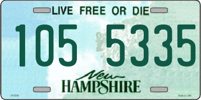 NH license plate 1055335