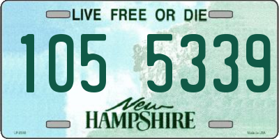 NH license plate 1055339