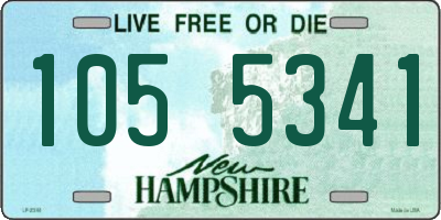NH license plate 1055341