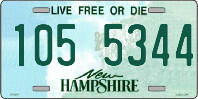 NH license plate 1055344