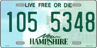 NH license plate 1055348