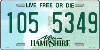 NH license plate 1055349