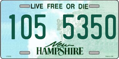 NH license plate 1055350