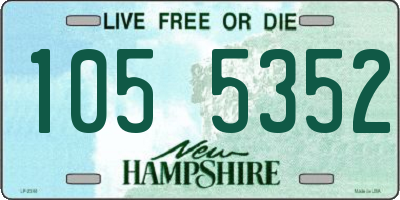 NH license plate 1055352