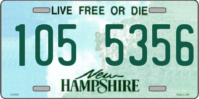 NH license plate 1055356