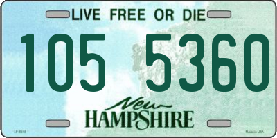 NH license plate 1055360