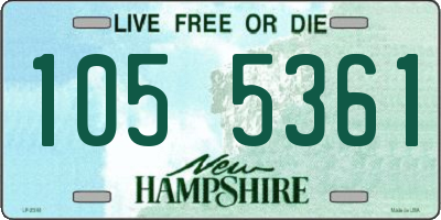 NH license plate 1055361