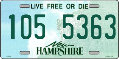 NH license plate 1055363