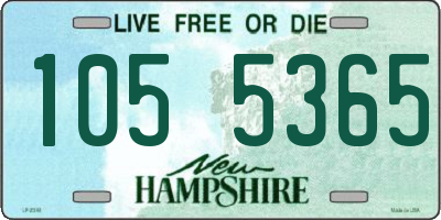 NH license plate 1055365