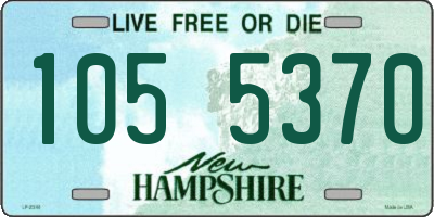 NH license plate 1055370