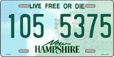 NH license plate 1055375