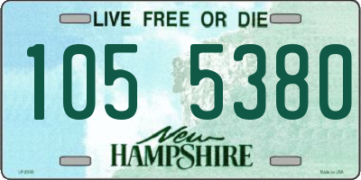 NH license plate 1055380
