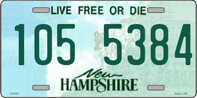NH license plate 1055384