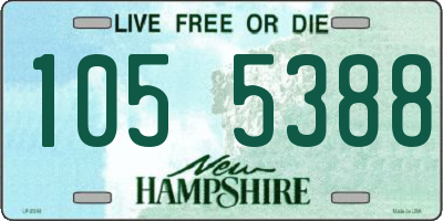 NH license plate 1055388