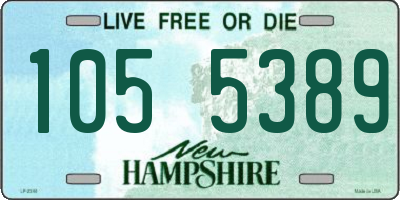 NH license plate 1055389