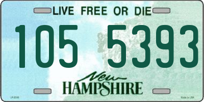 NH license plate 1055393