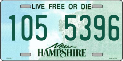 NH license plate 1055396