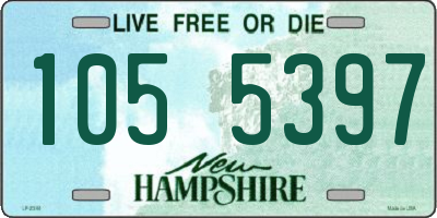 NH license plate 1055397