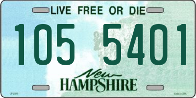 NH license plate 1055401