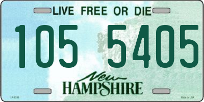 NH license plate 1055405