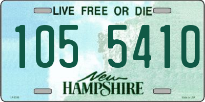 NH license plate 1055410