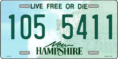 NH license plate 1055411