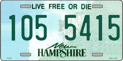 NH license plate 1055415