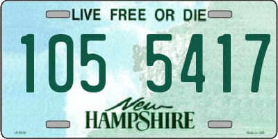 NH license plate 1055417