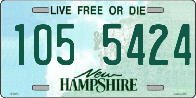 NH license plate 1055424