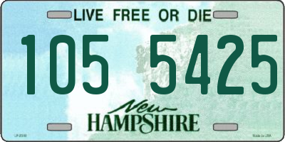 NH license plate 1055425