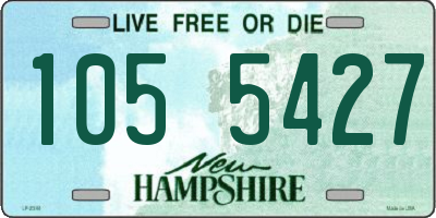 NH license plate 1055427