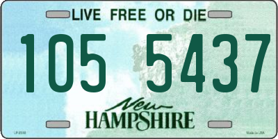 NH license plate 1055437