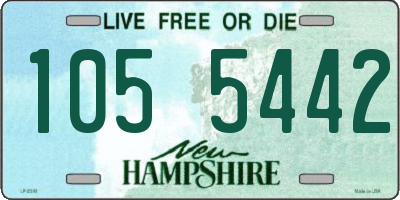 NH license plate 1055442
