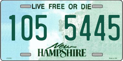NH license plate 1055445