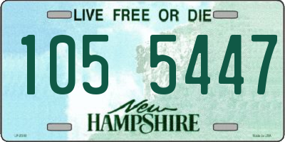 NH license plate 1055447