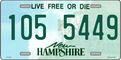 NH license plate 1055449