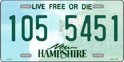 NH license plate 1055451