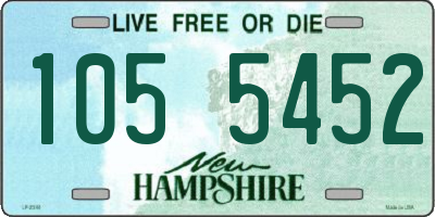 NH license plate 1055452