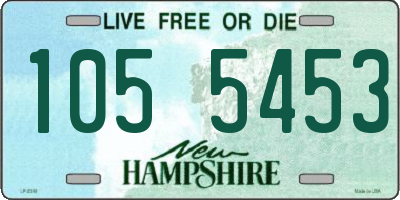 NH license plate 1055453