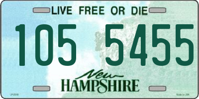 NH license plate 1055455