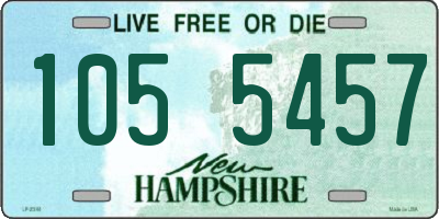 NH license plate 1055457