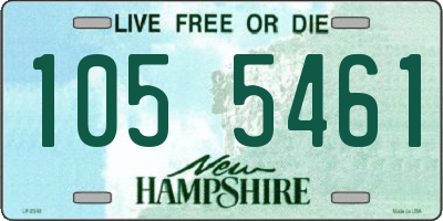 NH license plate 1055461