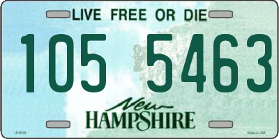 NH license plate 1055463