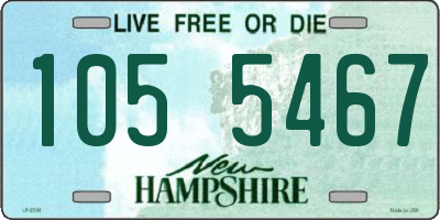 NH license plate 1055467