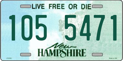 NH license plate 1055471