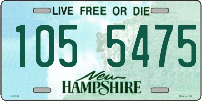 NH license plate 1055475